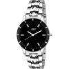 Women's Silver Analog Watch With Metal Strap