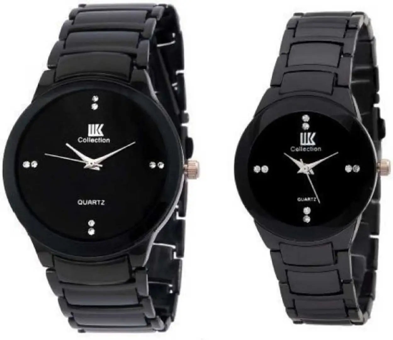 Couple Watches - Stylish Couple Watches Branded With Free Gift Box - Buy 1  Get 1 free Watches - Leather Strap Square Dial Watches For Men and Women -  Imported Men And Women Watch Pair - Unisex Accessories