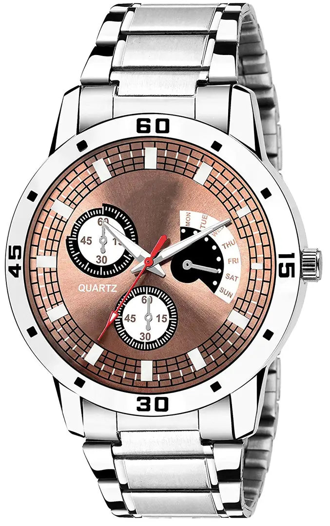 Men's Simple Watch - White & Black | Classy Men Collection