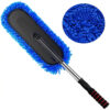 Super Soft Microfiber Car Duster Exterior with Extendable Handle, Car Brush Duster for Car Cleaning Dusting- Multicolor