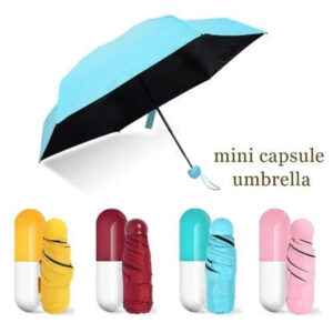 Mini folding capsule umbrella Umbrella  (Multicolor)