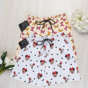 Classic Cotton Printed Shorts for Women, Pack of 2