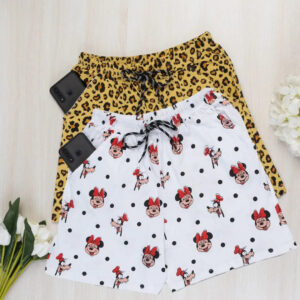Classic Cotton Printed Shorts for Women, Pack of 2