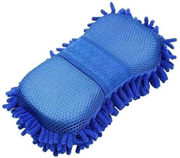 Car Cleaning Sponge Brush Wash and Dry Cleaning Duster,multicolour,1pc
