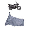 ABORDABLE Water Resistant Bike Cover Compatible with Hero Splendor NXG Models All Weather Two Wheeler Cover (Silver)