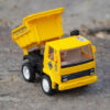 Dumper Truck, Plastic Toy with Rubber Tire, Pull Back, Die Cast
