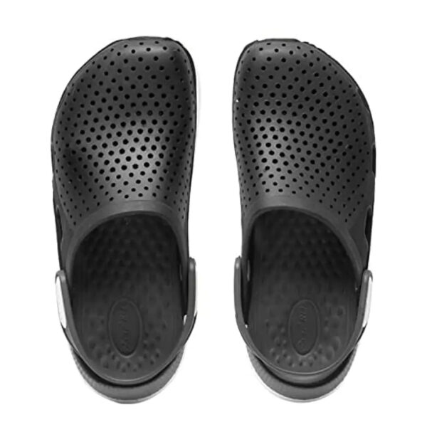 CASSIEY Unisex-Adult Light Ride Clogs Sandals lightweight Clog Shoes for Men- Black/Grey