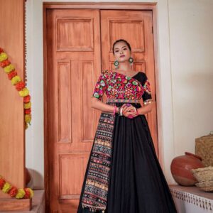 Traditional Handwork Black Color Gown Collection